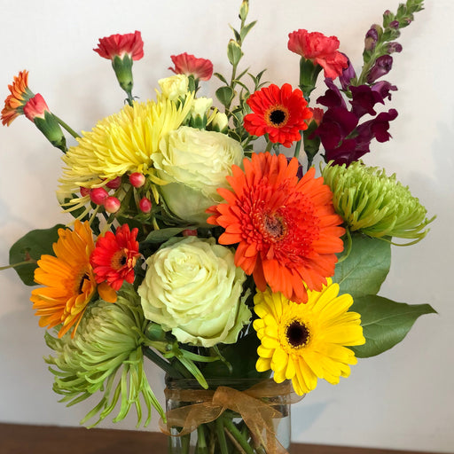 Cheerful Springtime Medley Flower Arrangement 